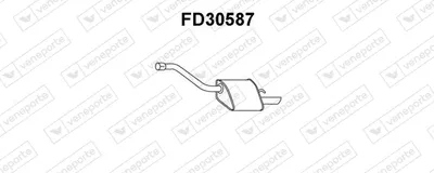 Tubo de escape Ford FOCUS I Saloon