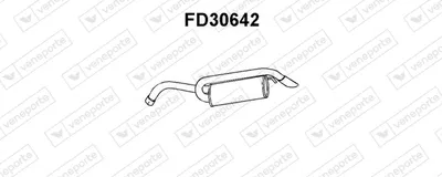 Silenciador posterior Ford ESCORT V Turnier · Ford ORION III