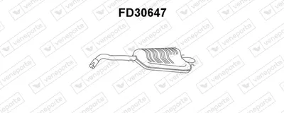 Silenciador posterior Ford ESCORT V Saloon · Ford ORION III