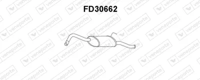 Silenciador posterior Ford FIESTA Box Body/MPV