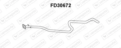 Tubo de escape Ford FIESTA IV