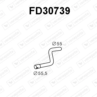 Tubo de escape Ford MONDEO III Turnier