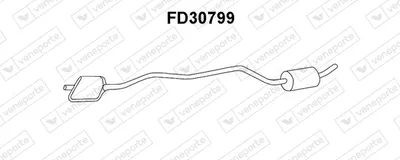 Presilenciador Ford FIESTA Hatchback Van