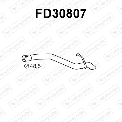 Tubo de escape Ford FOCUS C-MAX · Ford FOCUS II · Ford C-MAX