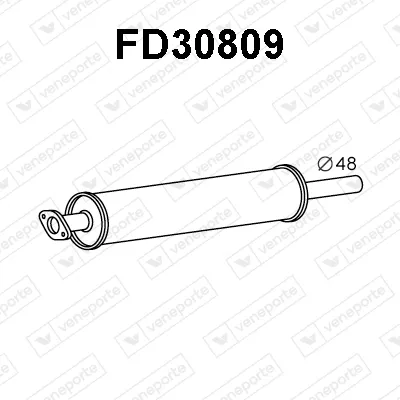 Presilenciador Ford FOCUS C-MAX · Ford FOCUS II · Ford FOCUS II Turnier