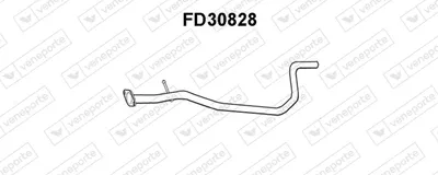 Tubo de escape VENEPORTE FD30828