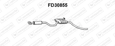 silenciador del medio Ford SIERRA I Hatchback · Ford SIERRA Turnier
