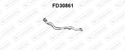 Tubo de escape VENEPORTE FD30861