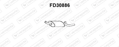 Silenciador posterior Ford ORION II