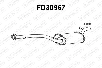 Silenciador posterior Ford FOCUS C-MAX · Ford FOCUS II · Ford FOCUS II Turnier