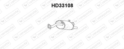 Silenciador posterior Honda CIVIC VI Saloon