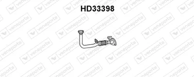 Tubo de escape VENEPORTE HD33398