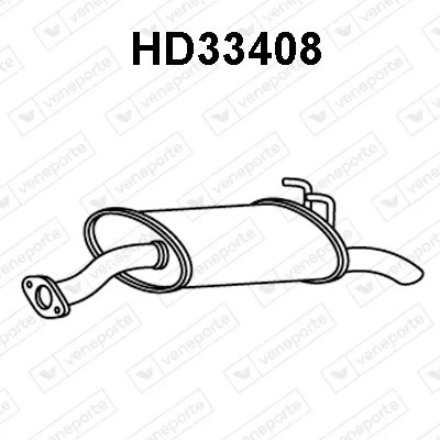 Silenciador posterior Honda CIVIC VII Hatchback
