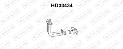 Tubo de escape VENEPORTE HD33434