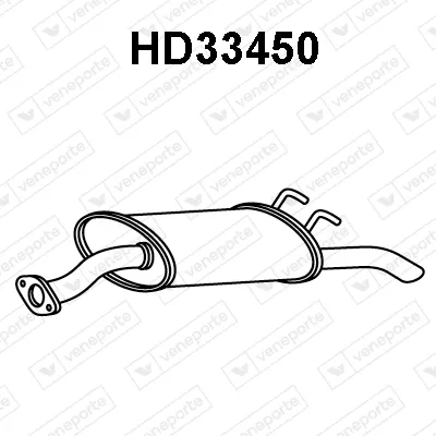 Silenciador posterior Honda CIVIC VII Saloon