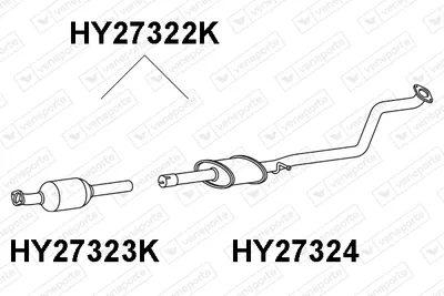 Catalizador Hyundai ACCENT IV · Hyundai ACCENT IV Saloon