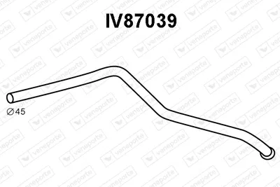 Tubo de escape Iveco DAILY I Van · Iveco DAILY I Platform/Chassis
