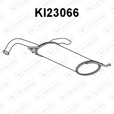Silenciador posterior Kia PICANTO II