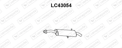 Silenciador posterior Lancia THEMA · Lancia THEMA SW