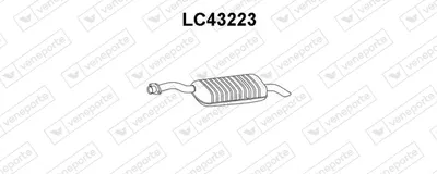 Silenciador posterior Lancia KAPPA · Lancia KAPPA SW · Lancia KAPPA Coupe
