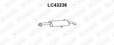 Silenciador posterior Lancia THEMA · Lancia THEMA SW