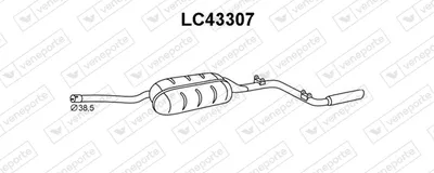 Silenciador posterior Lancia A 112 · Autobianchi A 112