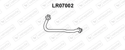 Tubo de escape VENEPORTE LR07002