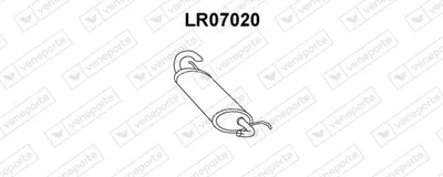 Silenciador posterior Land Rover FREELANDER I Soft Top · Land Rover FREELANDER I
