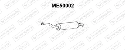 Silenciador posterior Mercedes-Benz 123 Saloon