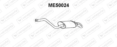 Silenciador posterior Mercedes-Benz 190