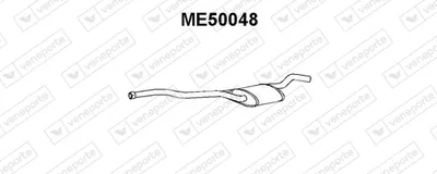 silenciador del medio Mercedes-Benz 123 T-Model · Mercedes-Benz 123 Saloon