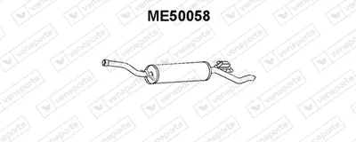 Silenciador posterior Mercedes-Benz 123 T-Model