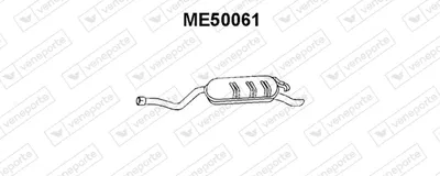 Silenciador posterior Mercedes-Benz 124 Coupe · Mercedes-Benz 124 Saloon · Mercedes-Benz E-CLASS