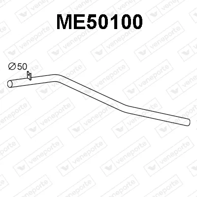 Tubo de escape Mercedes-Benz T1 Bus · Mercedes-Benz T1 Van · Mercedes-Benz T1 Platform/Chassis