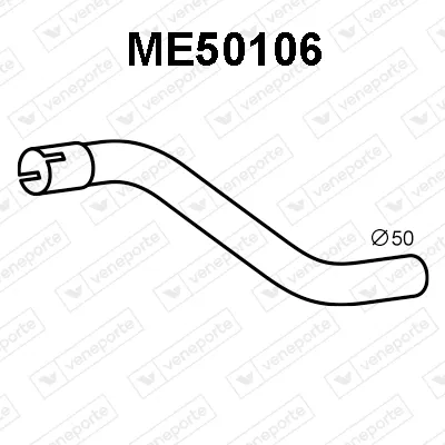Tubo de escape Mercedes-Benz T1 Bus · Mercedes-Benz T1 Van · Mercedes-Benz T1 Platform/Chassis