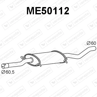 Presilenciador Mercedes-Benz VIANO · Mercedes-Benz VITO Bus · Mercedes-Benz VITO / MIXTO Van