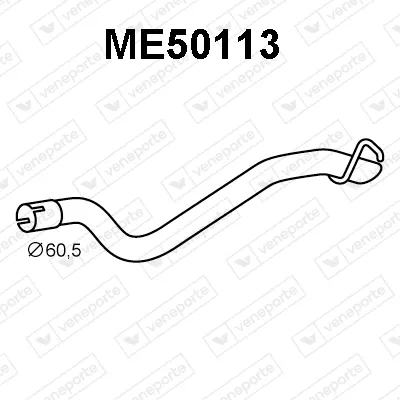 Tubo de escape Mercedes-Benz VIANO · Mercedes-Benz VITO Bus · Mercedes-Benz VITO / MIXTO Van