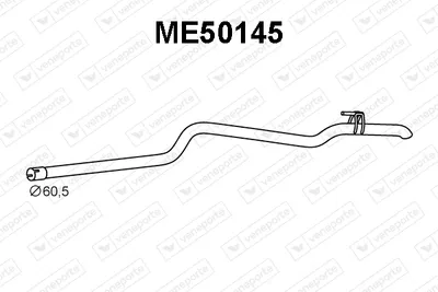 Tubo de escape Mercedes-Benz SPRINTER 2-t Platform/Chassis · Mercedes-Benz SPRINTER 2-t Van · Mercedes-Benz SPRINTER 2-t Bus