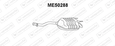 Silenciador posterior Mercedes-Benz S-CLASS