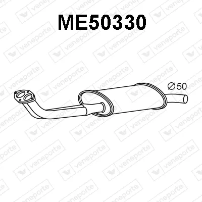 Presilenciador Mercedes-Benz T1 Van · Mercedes-Benz T1/TN Van
