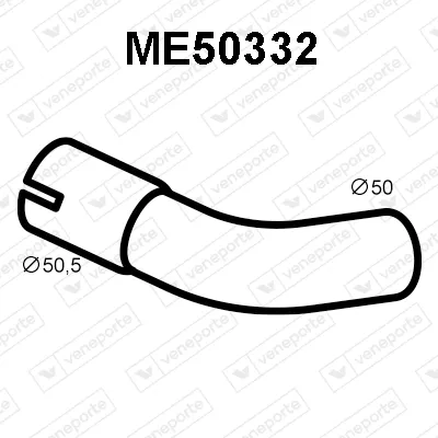 Tubo de escape Mercedes-Benz T1 Van · Mercedes-Benz T1/TN Van