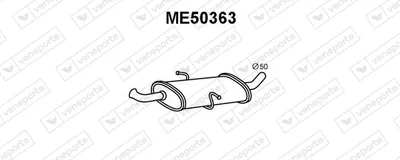 Presilenciador Mercedes-Benz A-CLASS