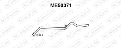 Tubo de escape Mercedes-Benz A-CLASS