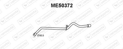 Tubo de escape Mercedes-Benz A-CLASS