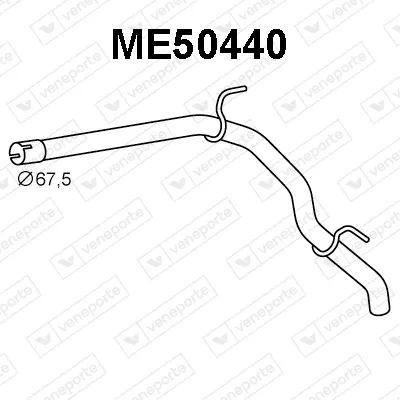 Tubo de escape Mercedes-Benz SPRINTER 3,5-t Platform/Chassis · Mercedes-Benz SPRINTER 5-t Platform/Chassis · Mercedes-Benz SPRINTER 4,6-t Van