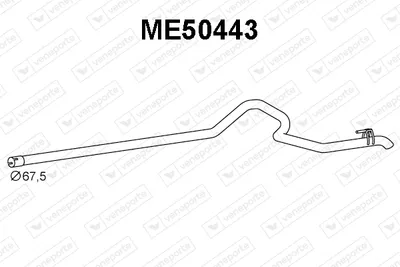 Tubo de escape Mercedes-Benz SPRINTER 3,5-t Bus · Mercedes-Benz SPRINTER 3,5-t Van · Mercedes-Benz SPRINTER 3,5-t Platform/Chassis
