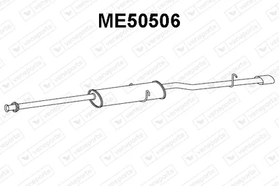 Silenciador posterior Mercedes-Benz A-CLASS