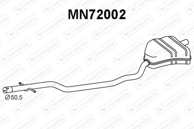 Silenciador posterior Mini MINI · Mini MINI Convertible