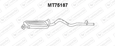 Silenciador posterior Mitsubishi L 300 / DELICA II Van · Mitsubishi L 300 / DELICA II Platform/Chassis