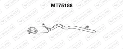 Silenciador posterior Mitsubishi L 300 / DELICA II Van · Mitsubishi L 300 / DELICA II Platform/Chassis